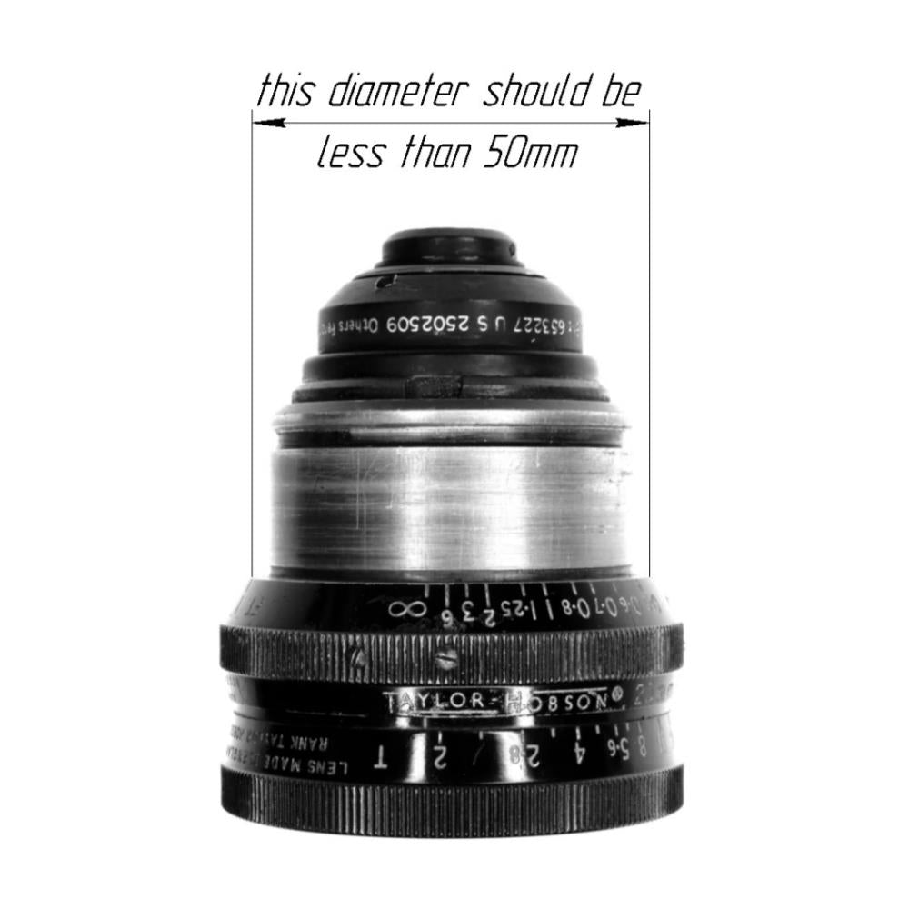 Arri Standard (Arri-S) lens to Arri PL camera mount adapter