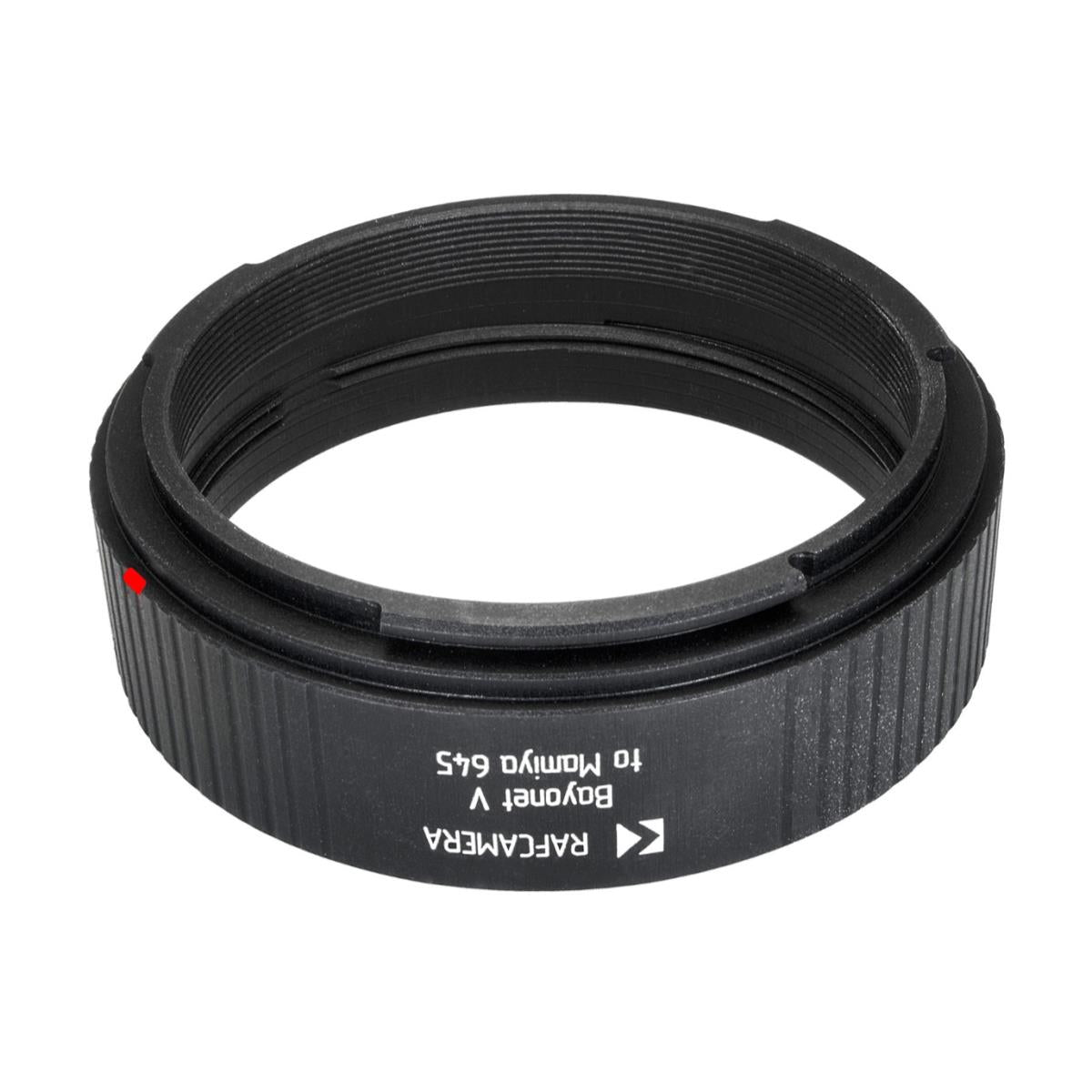 Bayonet V (Kiev-88, Salyut-S, Hasselblad 1000F) lens to Mamiya 645 camera adapter