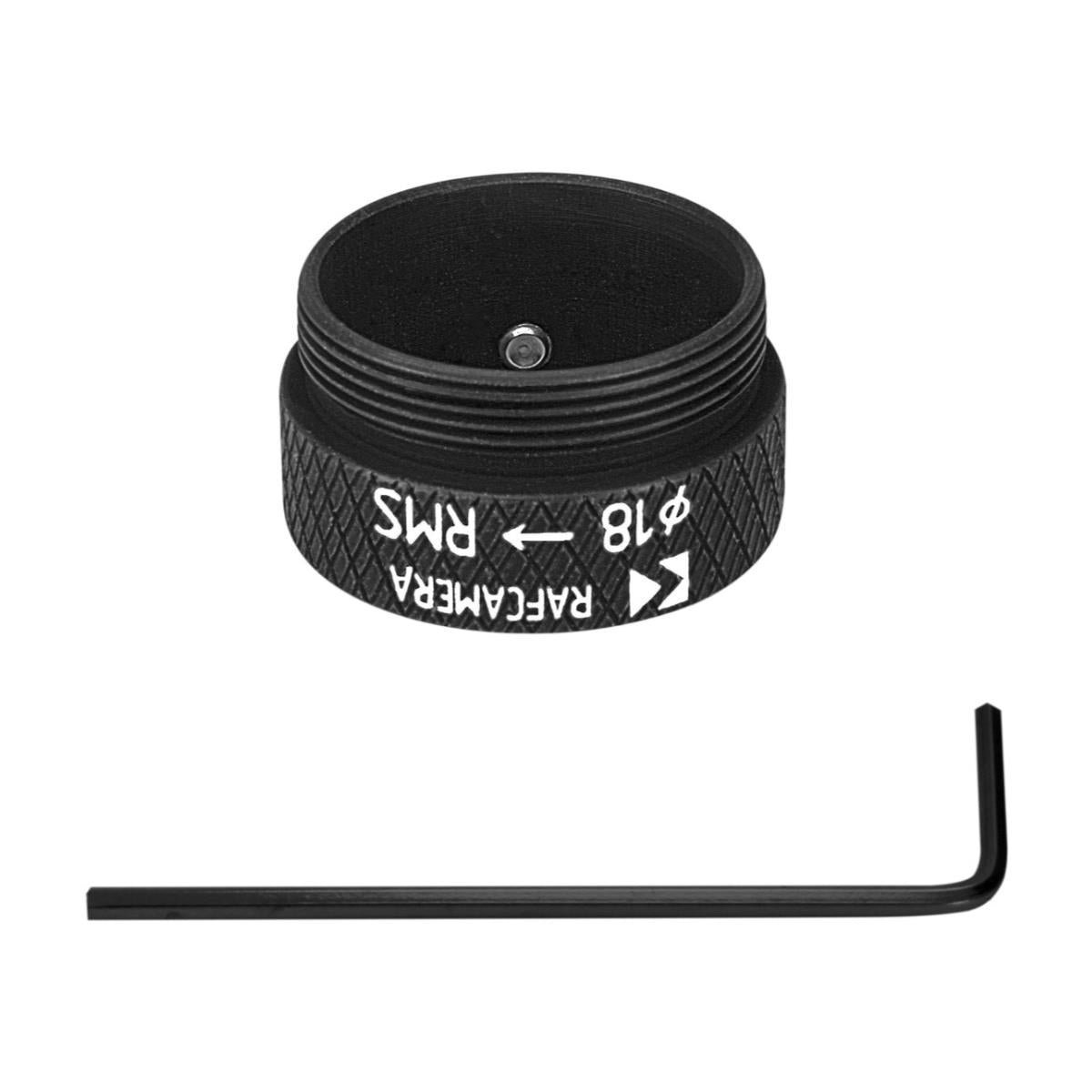 18mm clamp to RMS male thread adapter for Minolta 5400 DPI scanner lens