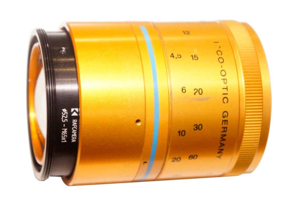 52.5mm clamp to M65x1 male thread adapter (projection lenses on helicoids), SLIM