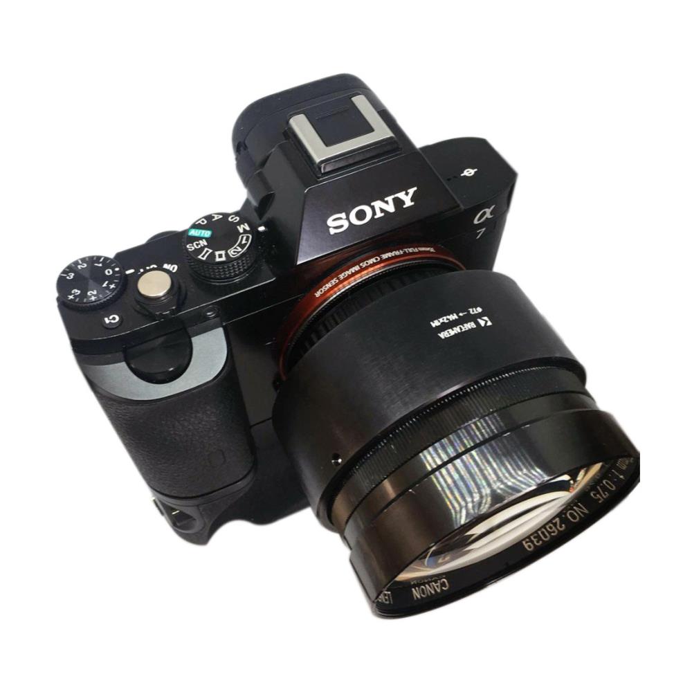72mm clamp to M42x1 male thread adapter for Canon 0.75/50mm XI lens
