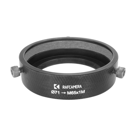 71mm clamp to M65x1 male thread adapter (for Schneider Cinelux)