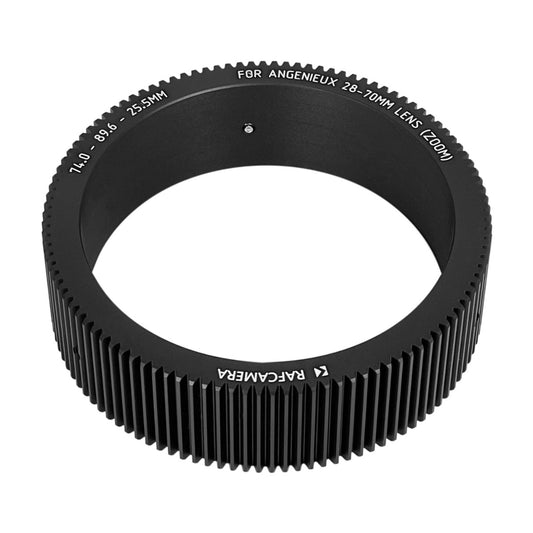 Follow Focus Gear (74-89.6-25.5mm) for Angenieux 28-70mm lens (ZOOM ring)