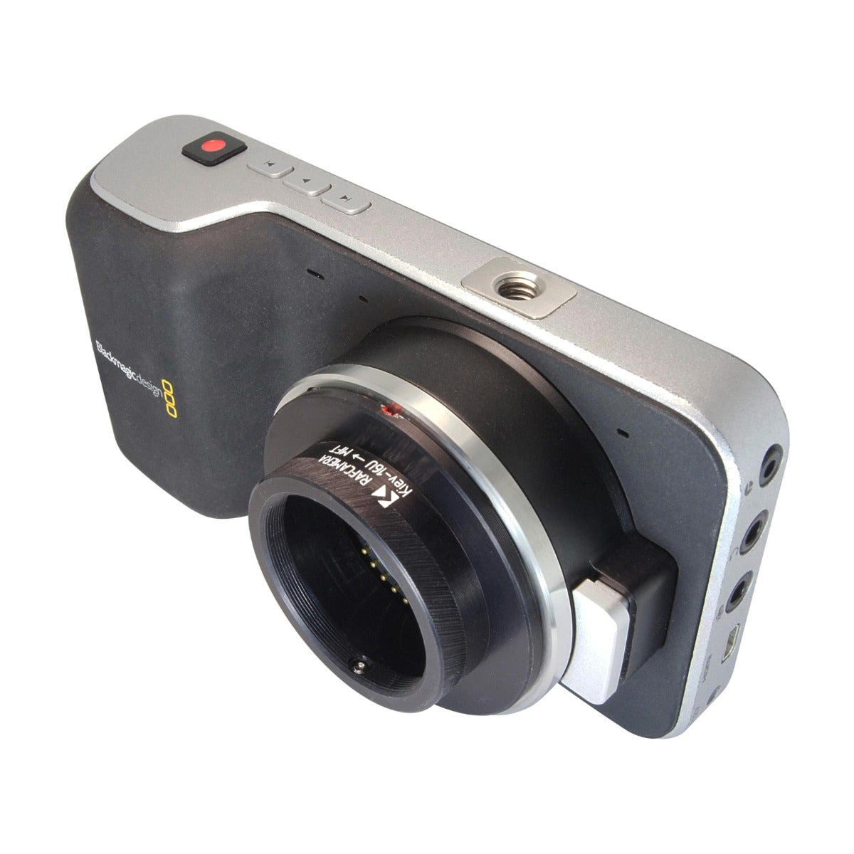 Kiev-16U lens to BMPCC camera (MFT mount) adapter, IMPROVED