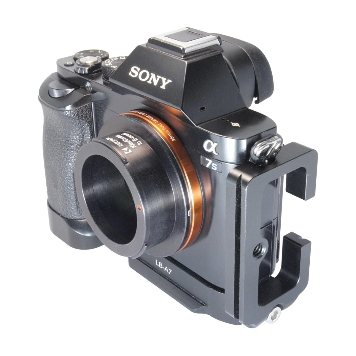 External Contax bayonet lens to Sony E-mount camera adapter