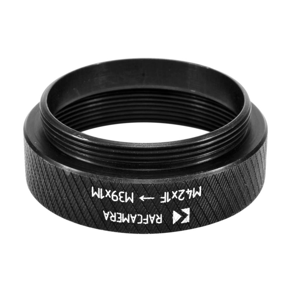 M42x1 female to M39x1 (LTM) male thread adapter, 11mm long