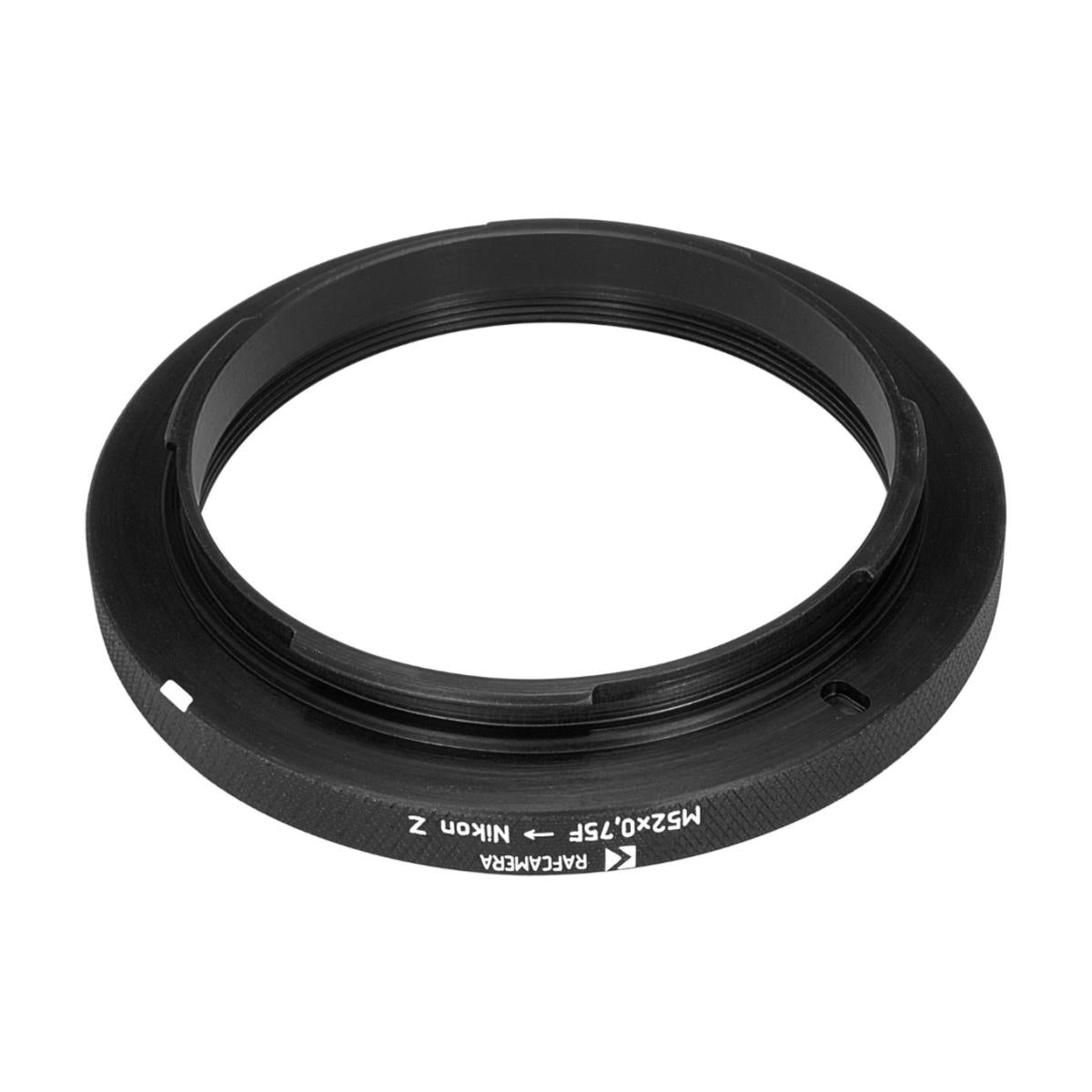 M52x0.75 female thread to Nikon Z camera mount adapter
