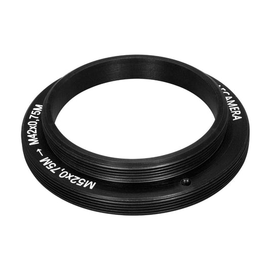 M52x0.75 male to M42x0.75 male thread adapter