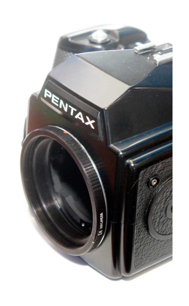 M65x1 female thread to Pentax 645 camera mount adapter