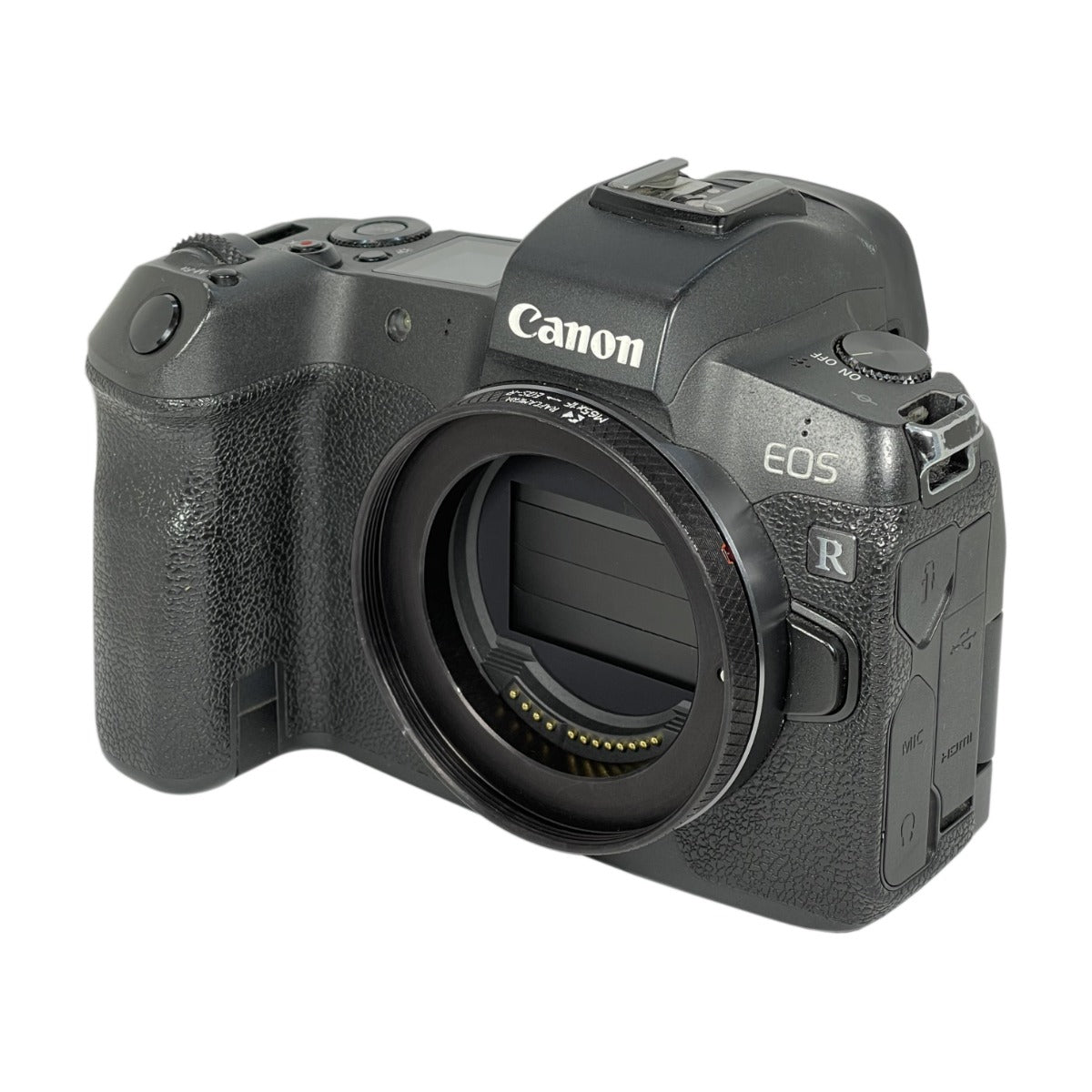 M65x1 female thread to Canon EOS-R camera mount adapter