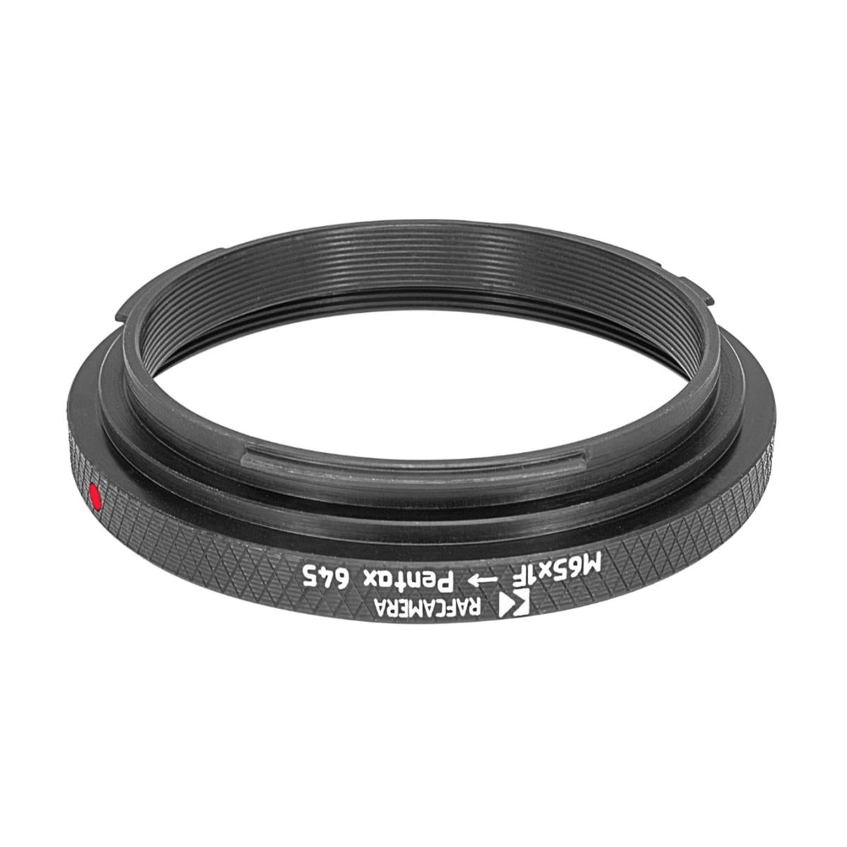 M65x1 female thread to Pentax 645 camera mount adapter