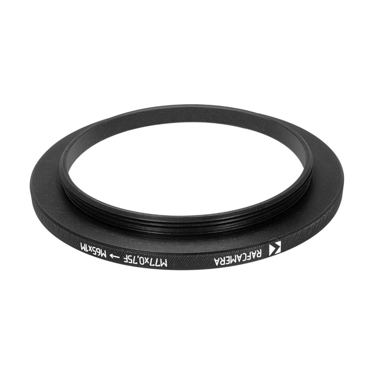 M77x0.75 female to M65x1 male thread adapter