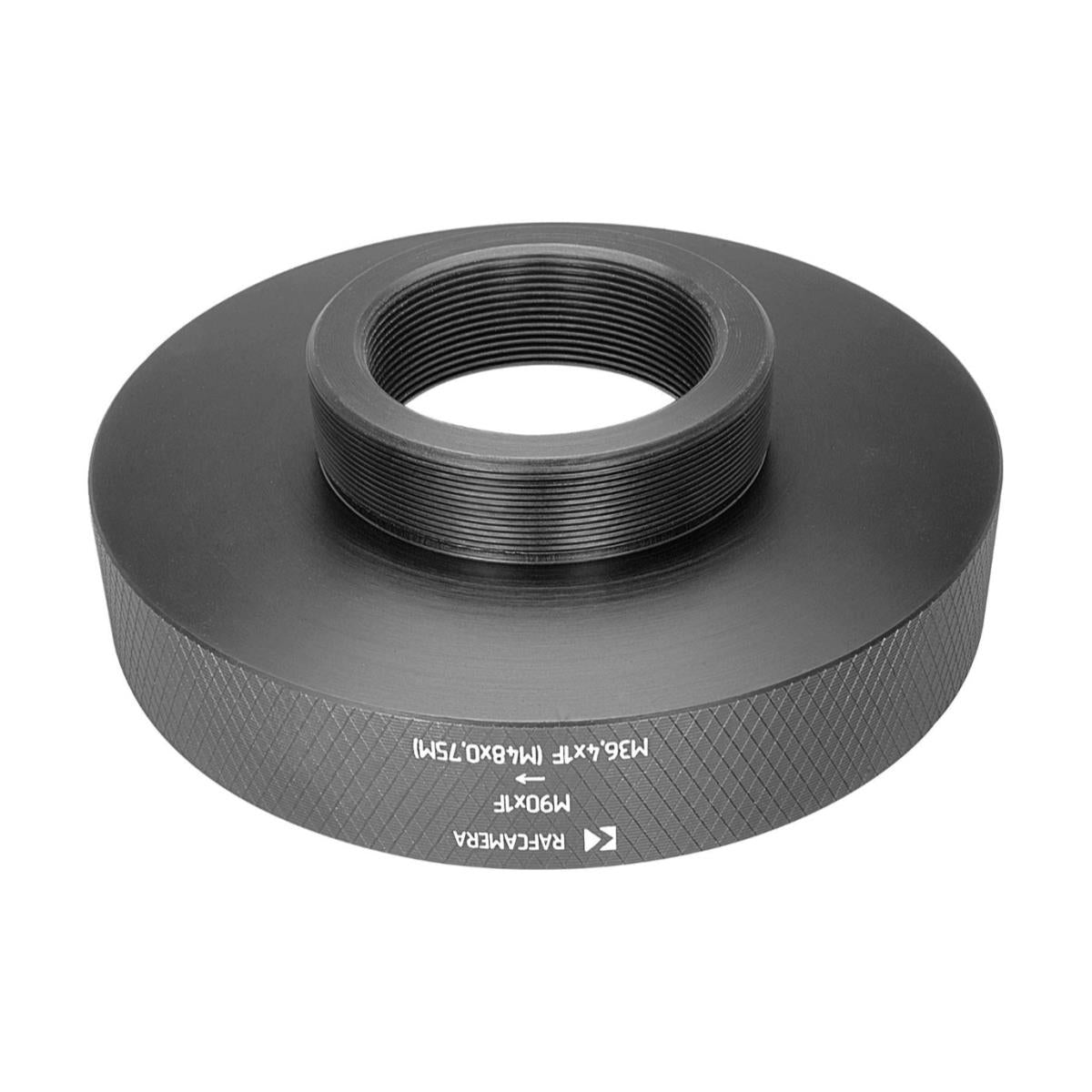 M90x1 to M36.4x1 thread adapter (use Takahashi Collimator on GSO RC8 Telescope)