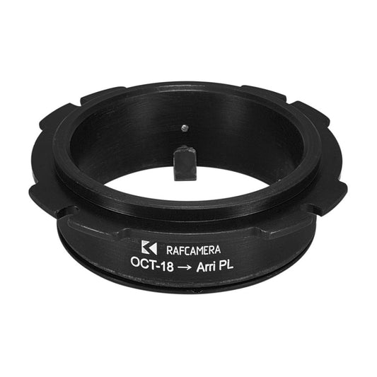 OCT-18 lens to Arri PL camera mount adapter