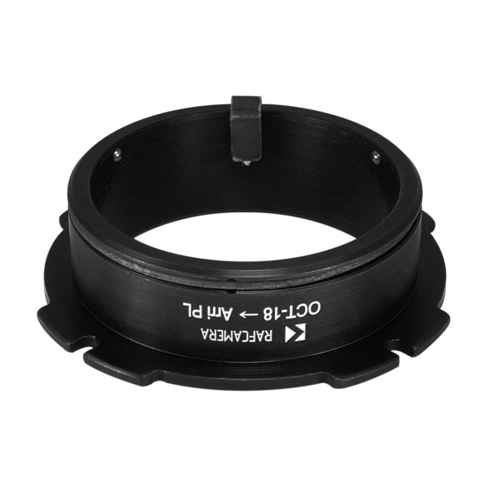 OCT-18 lens to Arri PL camera mount adapter