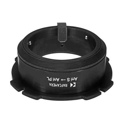 Arri Standard (Arri-S) lens to Arri PL camera mount adapter