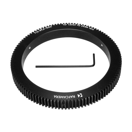 Follow Focus Gear (71.5-89.6-10mm) for Canon FD 24mm lens