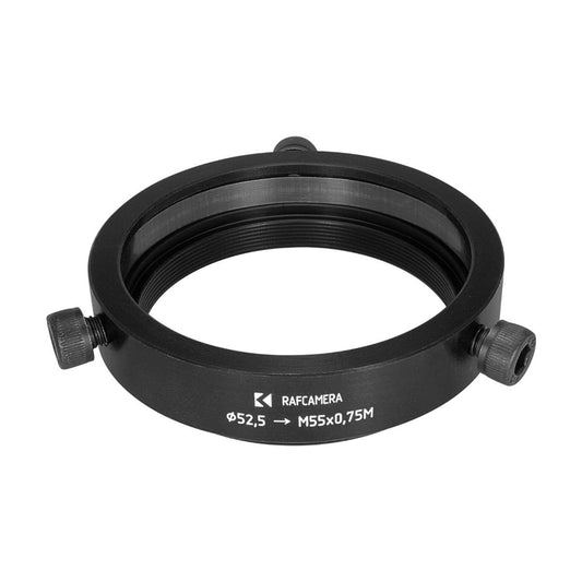 52.5mm clamp to M55x0.75 male thread adapter (for ISCO Ultrastar)