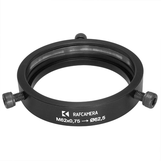 62.5mm clamp to M62x0.75 male thread adapter
