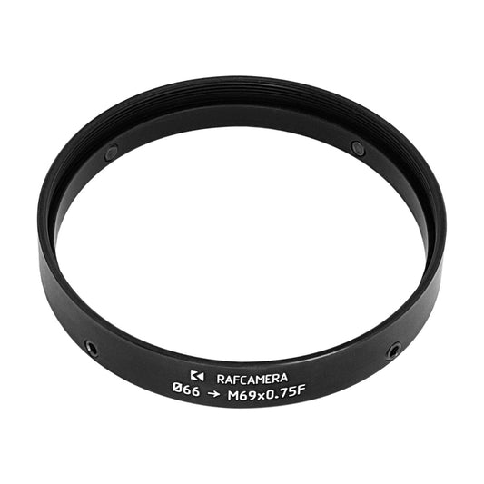 66mm clamp to M69x0.75 male thread adapter for Isco/VVD