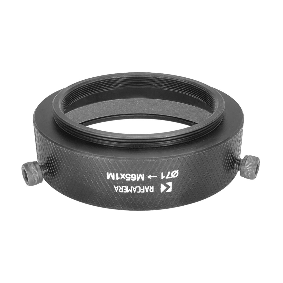 71mm clamp to M65x1 male thread adapter (for Schneider Cinelux)