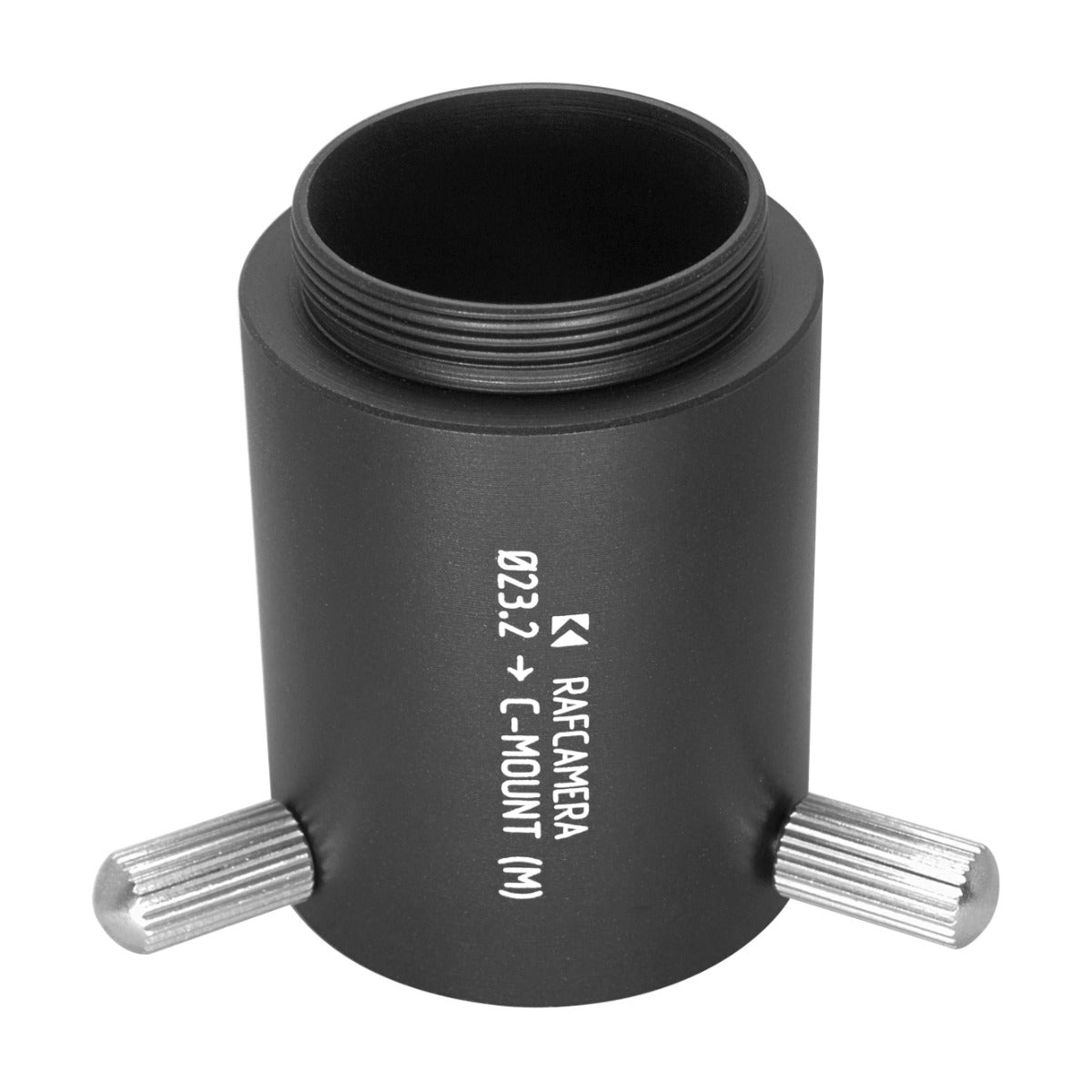 23.2mm clamp to C-mount male thread adapter