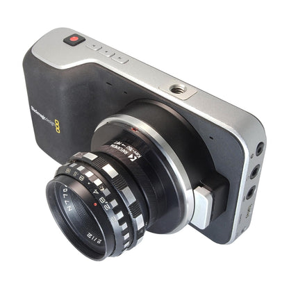 Kiev-16U lens to BMPCC camera (MFT mount) adapter, IMPROVED