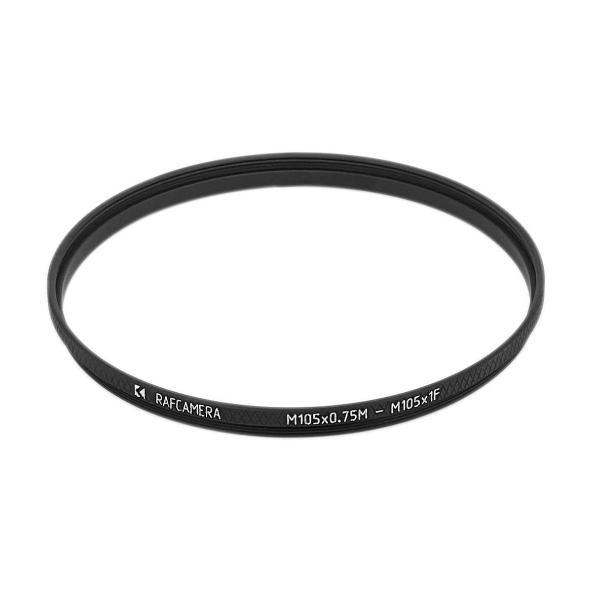 M105x0.75 male to M105x1 female thread adapter