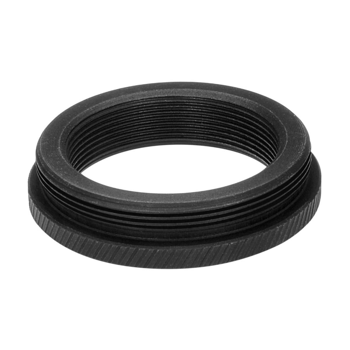 M32x0.75 male to M25x0.75 female thread adapter, 3mm, black