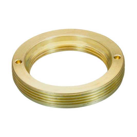 M27x0.75 male to M19x0.75 female thread adapter, flangeless, bronze