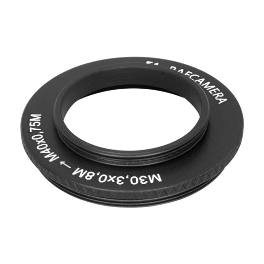 M30.3x0.8 male to M40x0.75 male thread adapter