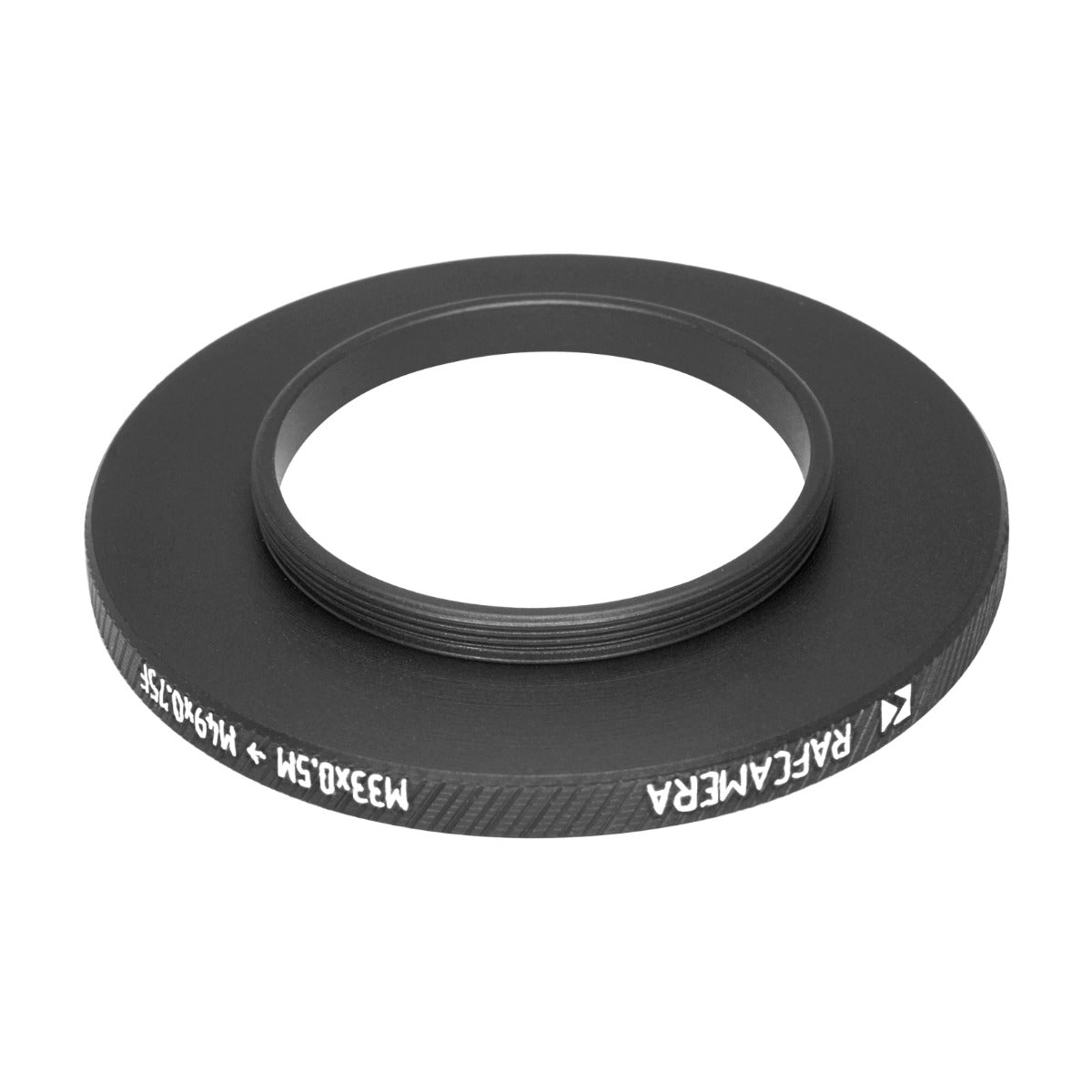 M33x0.5 male to M49x0.75 female filter adapter (step-up ring) for Kiev-16U lenses
