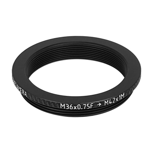 M36x0.75 female to M42x1 male thread adapter for LOMO OKC11-35-1 block