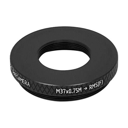 M37x0.75 male to RMS (0.8"-36tpi) female thread adapter