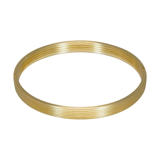 M40.5x0.5 male to M38x0.75 female thread adapter (step-down ring), flat, bronze