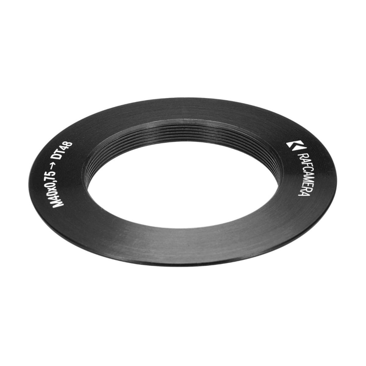 M40x0.75 female thread to 48mm microscope dovetail adapter