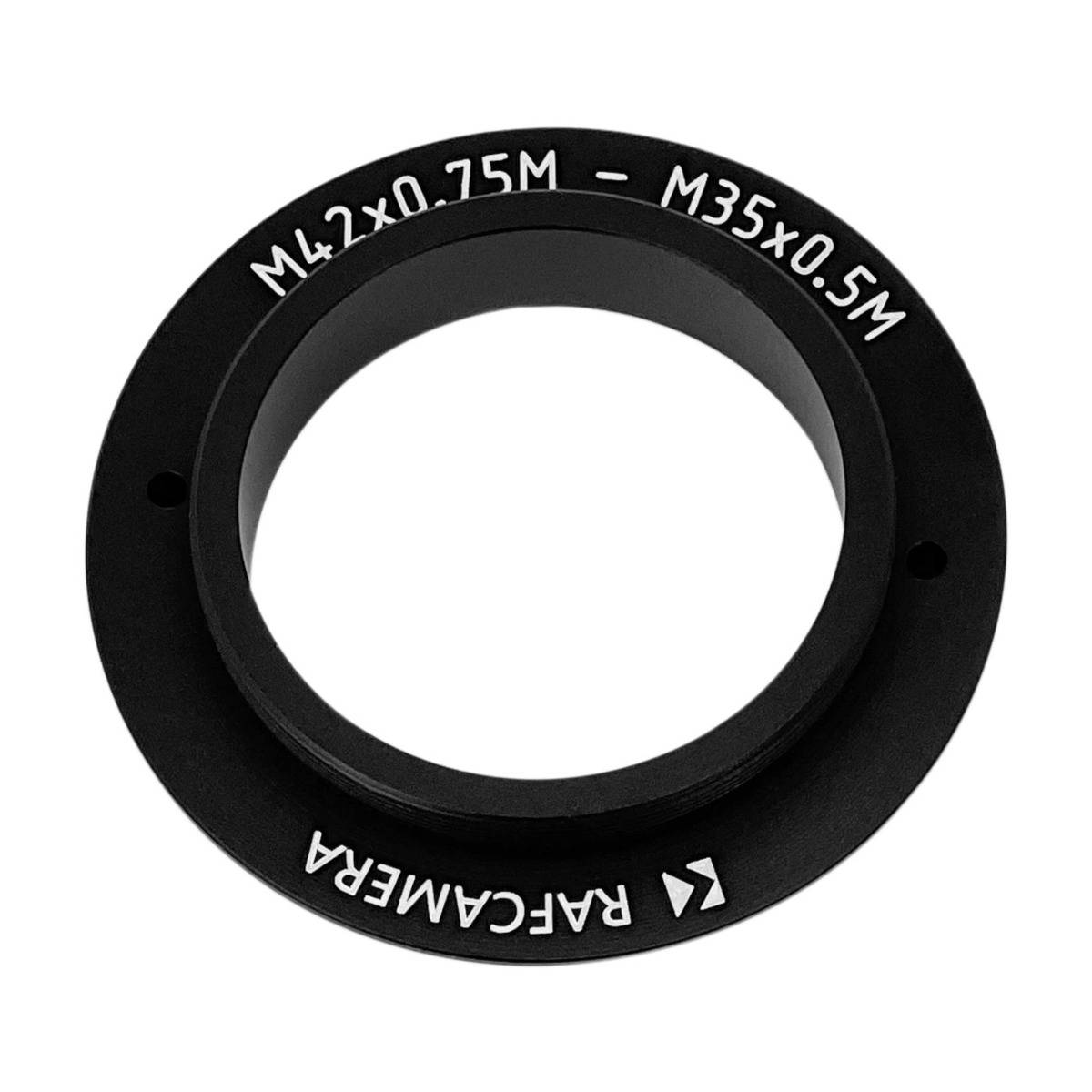 M42x0.75 male to M35x0.5 male thread adapter