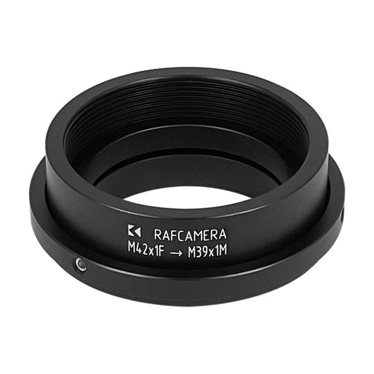 M42x1 female to M39x1 (LTM) male thread adapter, infinity, rim