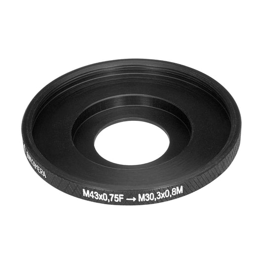 M43x0.75 female to M30.3x0.8 male thread adapter