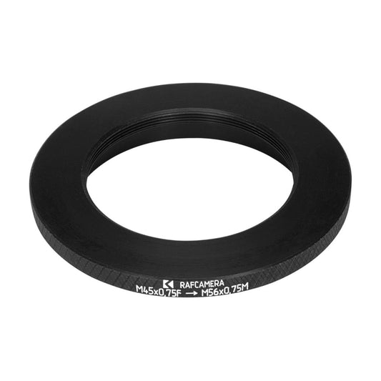 M45x0.75 female to M56x0.75 male thread adapter for Copal #3S shutter