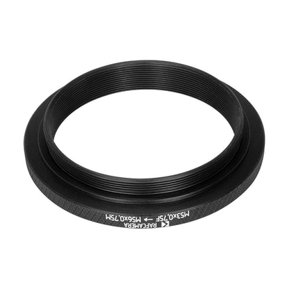 M53x0.75 female to M56x0.75 male thread adapter for Copal #3S shutter