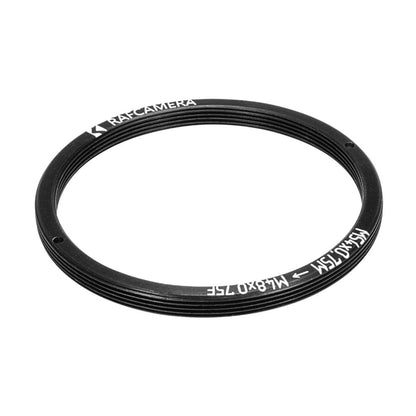 M54x0.75 male to M48x0.75 female thread adapter (54mm to 48mm step-down ring)