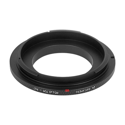 M54x0.75 male thread to Pentax 67 camera mount adapter
