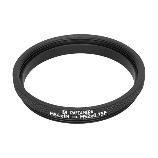 M54x1 male to M52x0.75 female thread adapter for Olympus DF Plan 1x objective