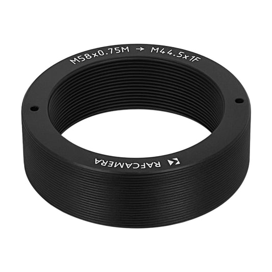 M58x0.75 male to M44.5x1 female thread adapter for Busch's Vademecum Satz No II lens