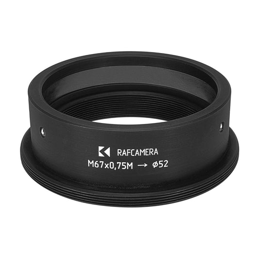 52mm clamp to M67x0.75 male thread adapter for Kowa Anamorphic 16-H lens, NEW