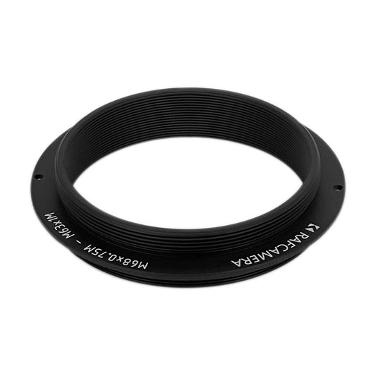 M68x0.75 male to M63x1 male thread adapter