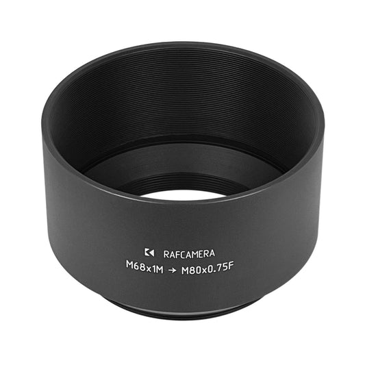 M68x1 male to M80x0.75 female thread adapter