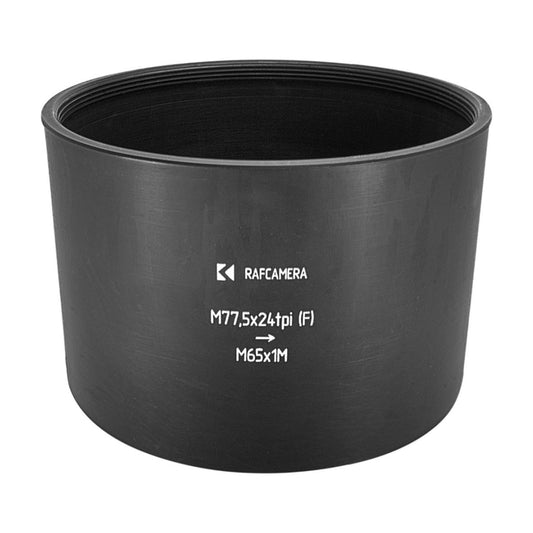 Aero Ektar lens to M65x1 male thread adapter
