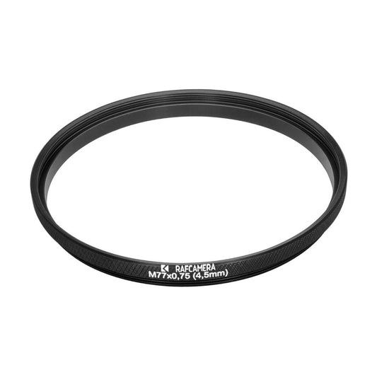 M77x0.75 male to M77x0.75 female thread adapter (4.5mm extender)